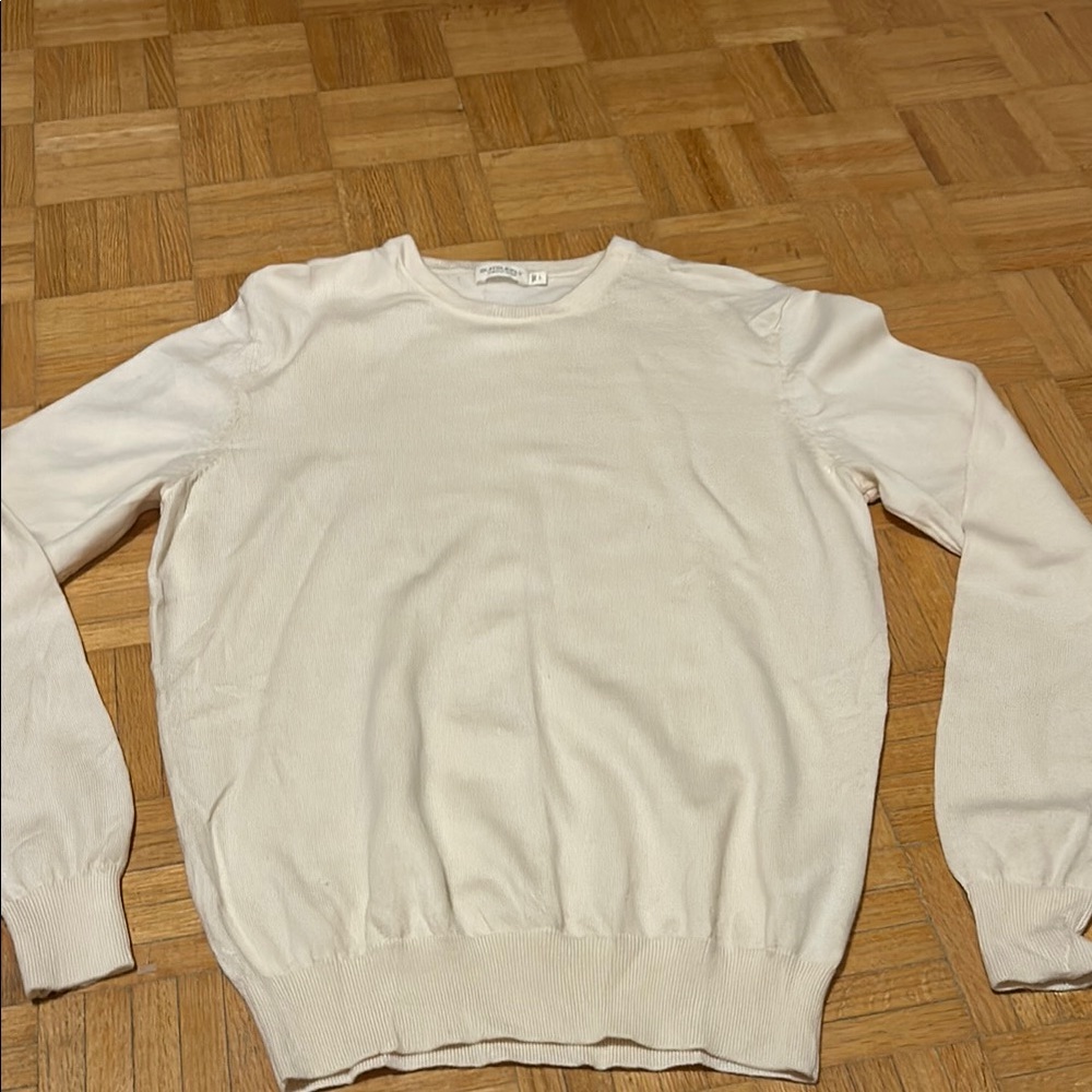 Suitsupply Men's White Sweater